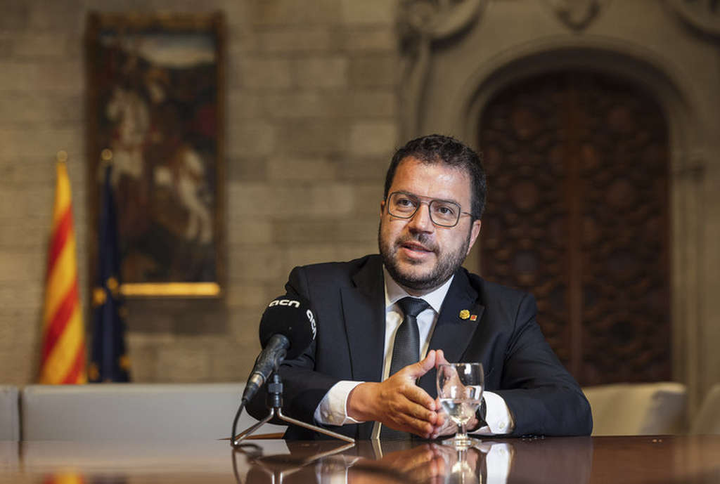 Aragonès, Mesa de la traición a España. ACN