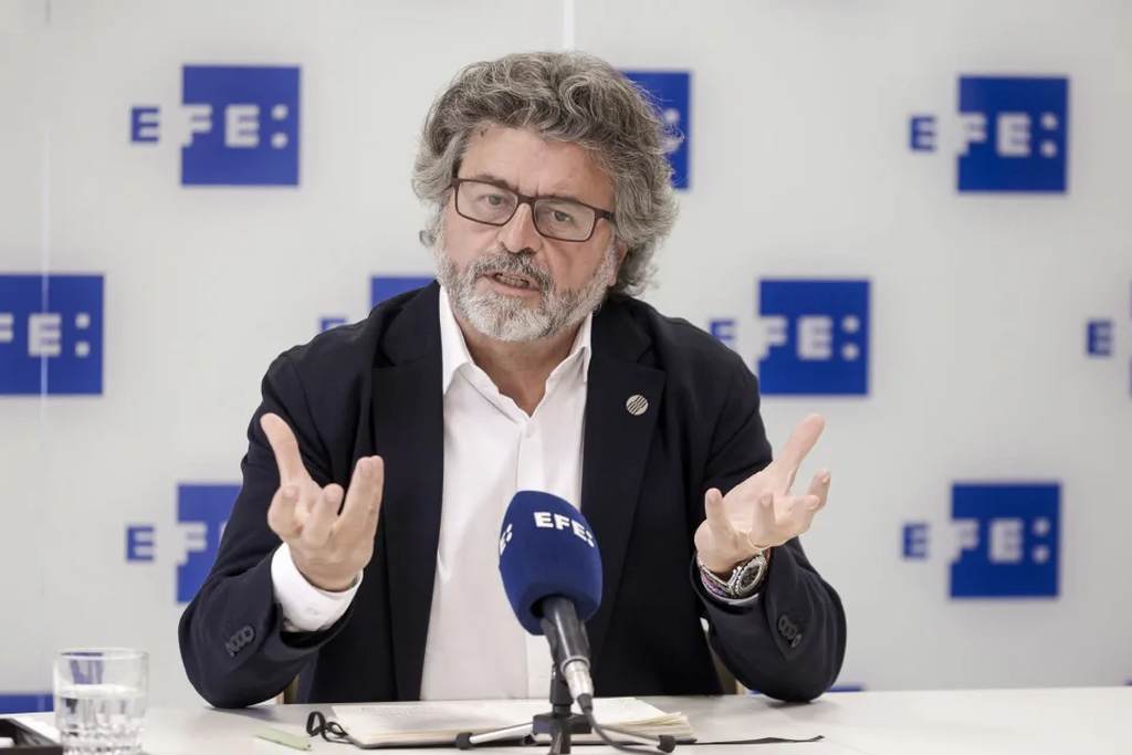 FOTOGRAFÍA. BARCELONA (ESPAÑA), 113.08.2022. Antoni Castellà Clavé, el portavoz del partido político Demócratas de Cataluña. Efe