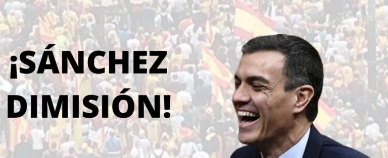 TÚpatria confirma su «apoyo» y «asistencia» a la protesta del 10-S contra el «felón» Pedro Sánchez Pérez Castejón