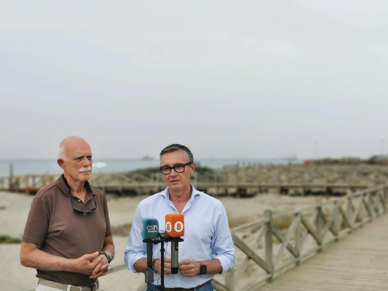 FOTOGRAFÍA. CAMPO DE GIBRALTAR (ESPAÑA), 30.08.2022. Agustín Rosety Cózar y Manolo Gavira Florentino. Ñ pueblo