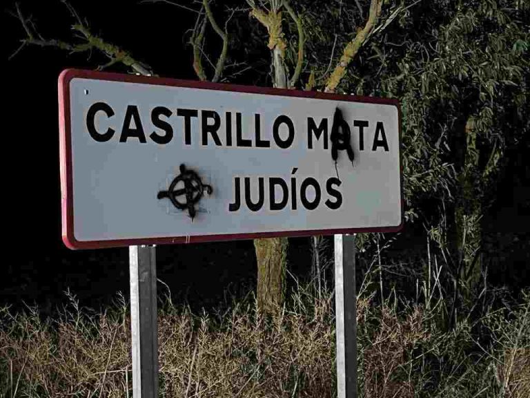 España| Castrillo Mota de Judíos (Burgos) amanece con pintadas antisemitas