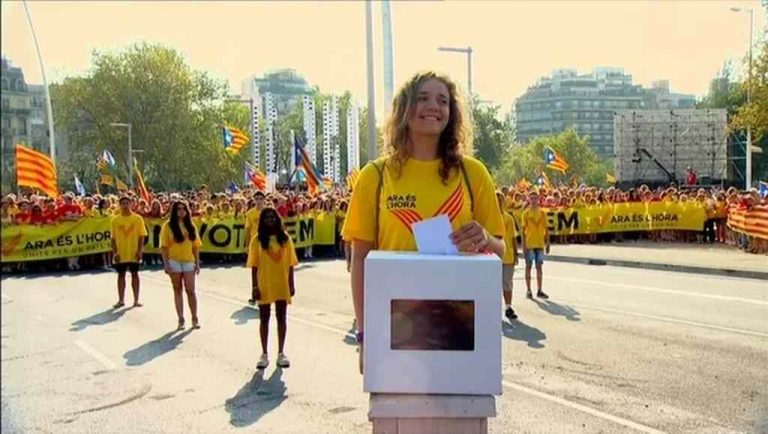 10 años de manifestaciones multitudinarias separatistas en Cataluña