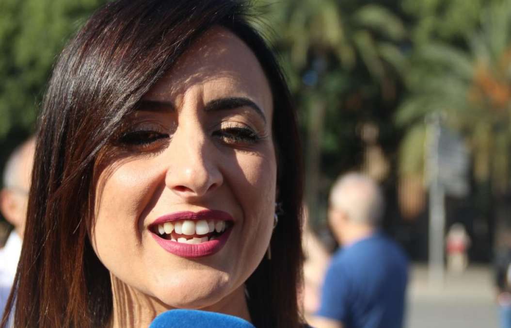 FOTOGRAFÍA. BARCELONA (ESPAÑA), 12.10.2021. La portavoz de Asociación Cultural Somatemps, Alicia Tomás, este martes. Ñ Pueblo