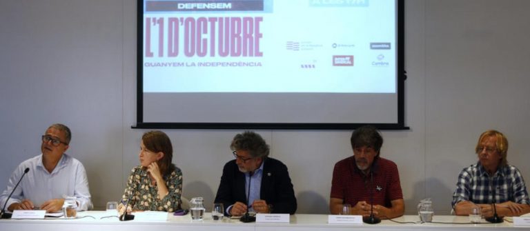 El separatismo festejará su atentado contra la democracia bajo lema «Defendemos el 1-O. Ganamos la independencia»
