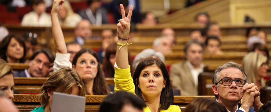 FOTOGRAFÍA. BARCELONA (ESPAÑA), 30.09.2022. La portavoz del Grupo Parlamentario de ERC en la cámara catalana, Marta Vilalta Torres. ACN
