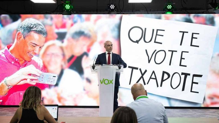 Buxadé a Sánchez: «Le va a votar el terrorista etarra Txapote»