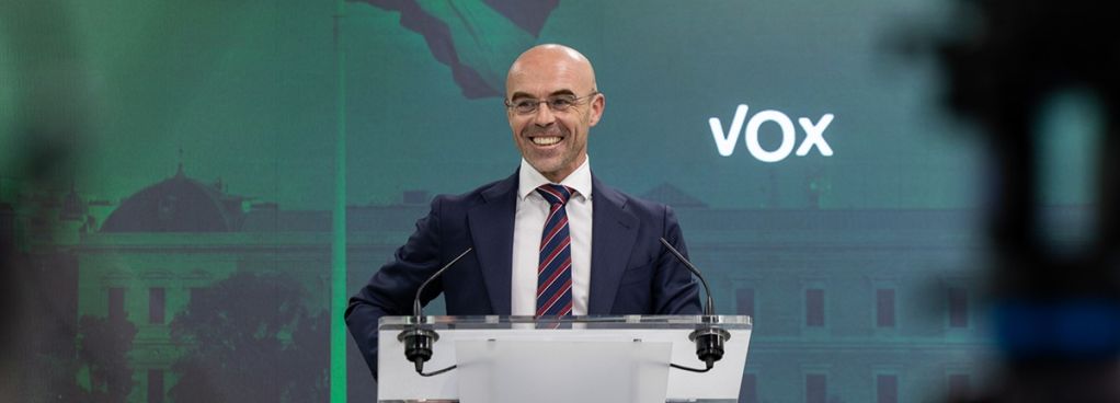 FOTOGRAFÍA. MADRID (ESPAÑA), 26.09.2022. El vicepresidente del Comité de Acción Política de VOX (CAP), Jorge Buxadé Buxadé. Ñ pueblo