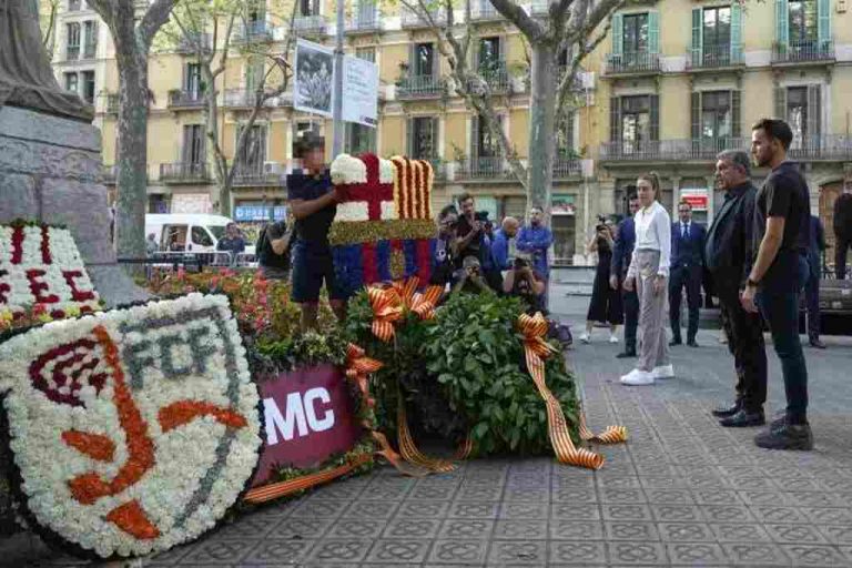 Joan Laporta Estruch, cofundador del partido de ultraderecha «Solidaridad Catalana por la Independencia», vuelve a mezclar FC Barcelona con la política en la Diada 2022