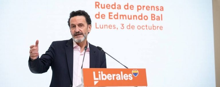 Edmundo Bal ve imposible pactar con Arrimadas e impulsa su candidatura para liderar Cs