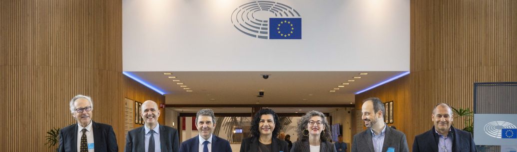 FOTOGRAFÍA. El Parlamento Europeo acoge una conferencia sobre la prohibición del idioma oficial de España, el español o castellano en España. Ñ Pueblo (1)