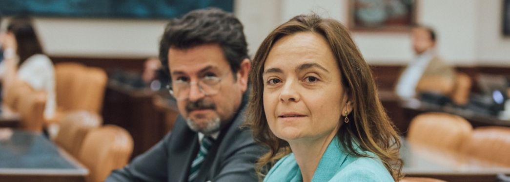 FOTOGRAFÍA. MADRID (ESPAÑA), 04.10.2022. Georgina Trías Gil y Joaquín Robles López. Ñ Pueblo