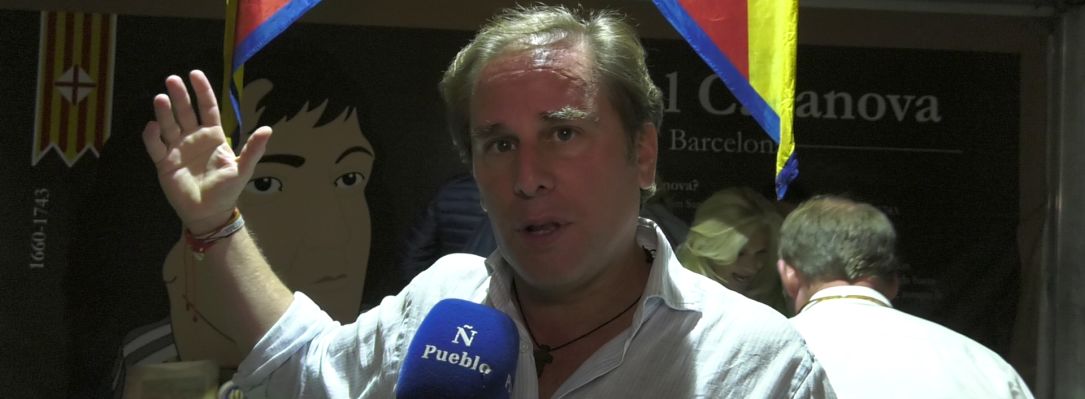 FOTOGRAFÍA. MADRID (ESPAÑA), 09.10.2022. El portavoz del Grupo Parlamentario de VOX en el Parlamento de Cataluña, Joan Garriga Doménech. Ñ Pueblo