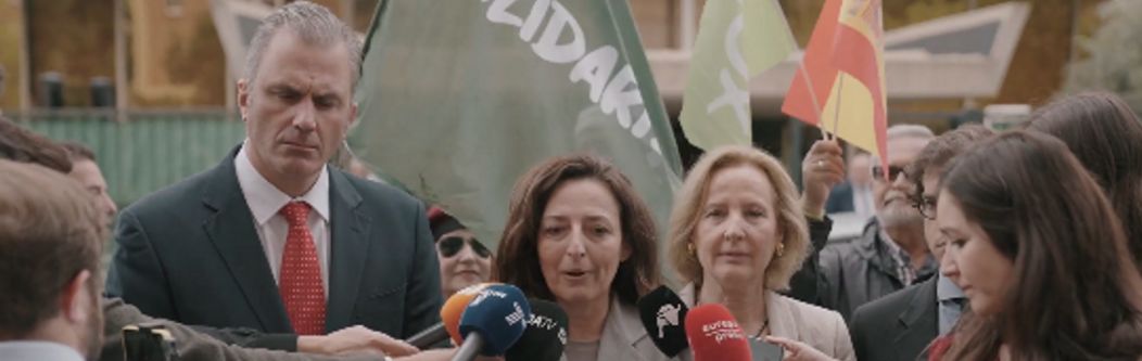 FOTOGRAFÍA. MADRID (ESPAÑA), 19.10.2022. Francisco Javier Ortega Smith Molina, Marta Castro Fuentes. Ñ Pueblo (1)