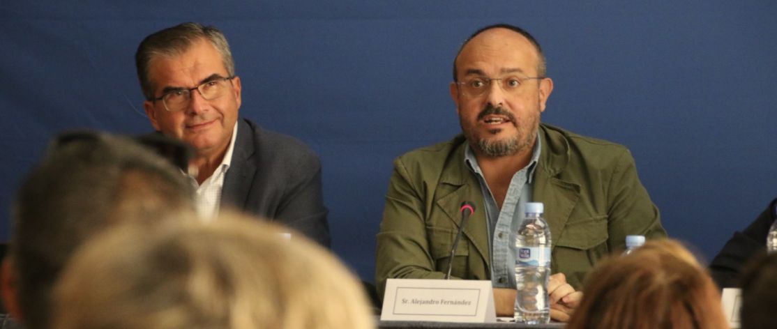 FOTOGRAFÍA. TARRAGONA (ESPAÑA), 01.10.2022. El presidente del PP en Cataluña Alejandro Fernández Álvarez. Ñ pueblo (2)