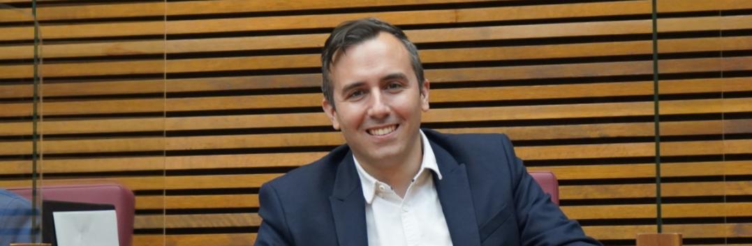 FOTOGRAFÍA. VALENCIA (ESPAÑA), 27.10.2022. El diputado del Grupo Parlamentario de VOX en las Cortes Valencianas, Miguel Pascual Pérez. (Ñ Pueblo) (2)