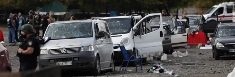 FOTOGRAFÍA. ZAPORIYIA (UCRANIA), 29.09.2022. El número de muertos por un ataque ruso en la ciudad ucraniana de Zaporiyia (sur) ha ascendido a 30, mientras que se han contabilizado 88 heridos, informó este viernes la policía regional y ratificó el presidente Volodímir Zelenski. Efe