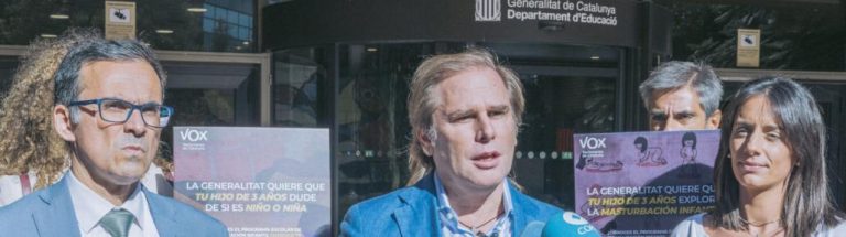 Cataluña| Una campaña de VOX denuncia «perversión de menores» con programa de sexualización «Coeduca’t»