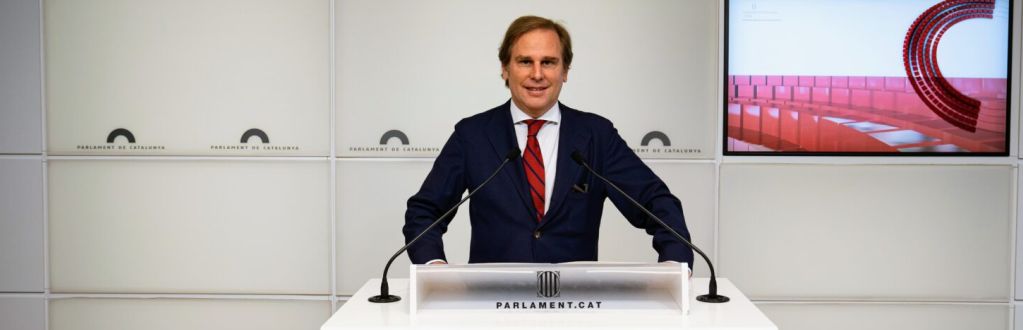 FOTOGRAFÍA. BARCELONA (ESPAÑA), 08.11.2022. El portavoz en el Parlamento de Cataluña, Joan Garriga Doménech. (Ñ Pueblo)