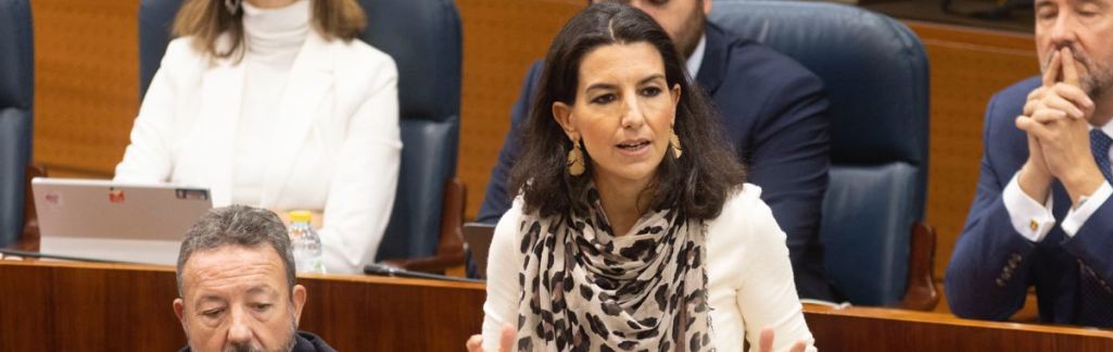 FOTOGRAFÍA. MADRID (ESPAÑA), 03.11.2022. La portavoz parlamentaria de VOX en la Asamblea de Madrid, Rocío Monasterio San Martín. Ñ Pueblo (1)