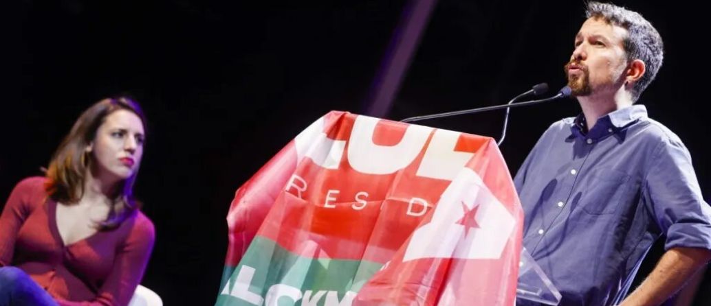 FOTOGRAFÍA. MADRID (ESPAÑA), 06.11.2022. Pablo Manuel Iglesias Turrión y su mujer Irene Montero Gil. Efe