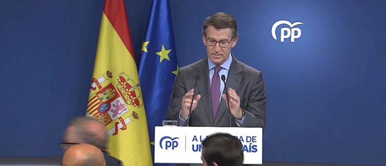 Feijóo promete «seguir defendiendo España» tras la decisión del Tribunal Constitucional