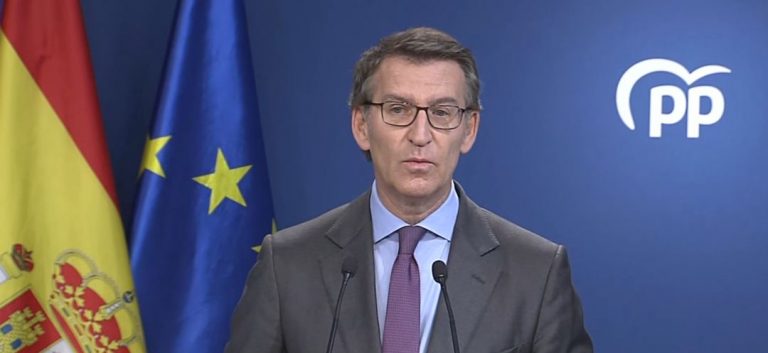 El PP de Feijóo rechaza la moción de censura de VOX encabezada por Ramón Tamames Gómez