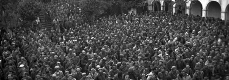 El Gobierno de la República retiró a las Brigadas Internacionales del combate y les hizo una promesa