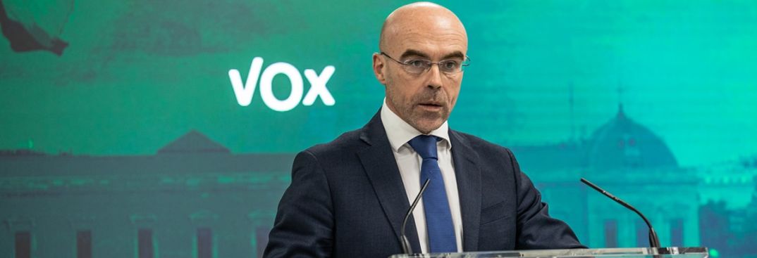 FOTOGRAFÍA. MADRID (ESPAÑA), 05.12.2022. El vicepresidente del Comité de Acción Política de VOX (CAP), Jorge Buxadé Villalba. Ñ Pueblo