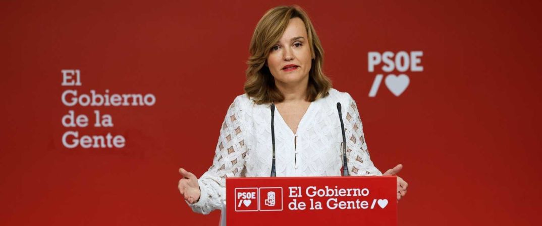 FOTOGRAFÍA. MADRID (ESPAÑA), 19.12.2022. La portavoz de la Ejecutiva Federal del PSOE, María del Pilar Alegría Continente. Efe