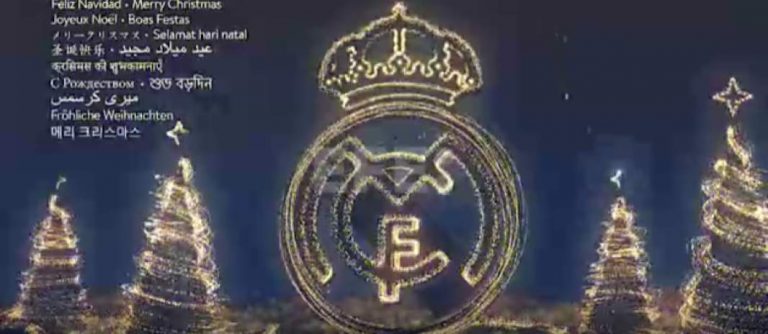 Florentino y Real Madrid desean «feliz Navidad» al madridismo