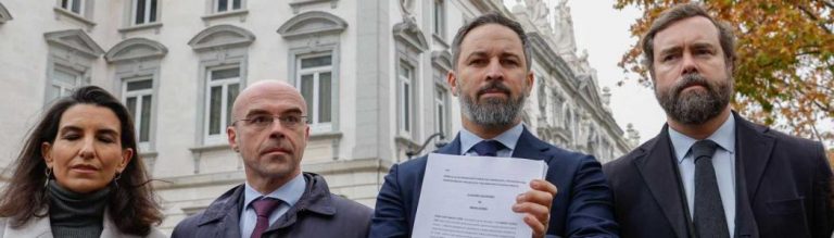 Vox se querella contra Sánchez y «mesa de diálogo» del Procés por «conspiración»