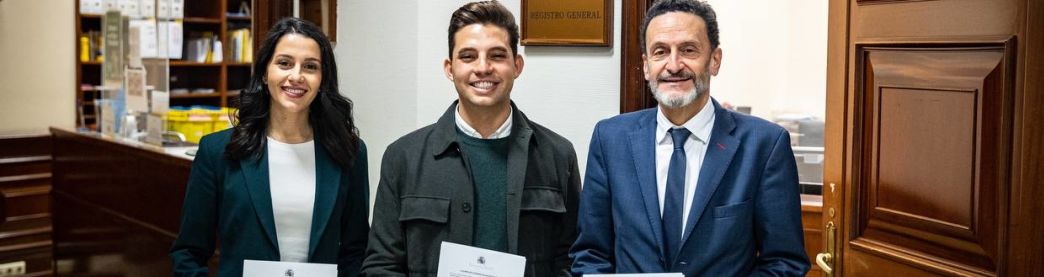 FOTOGRAFÍA. MADRID (ESPAÑA), 30.11.2022. Inés Arrimadas García (i) y Edmundo Bal Francés. Ñ Pueblo