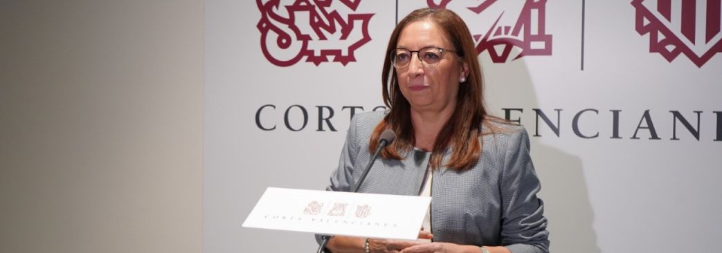 FOTOGRAFÍA. VALENCIA (ESPAÑA), 14.12.2022. La portavoz adjunto del Grupo Parlamentario VOX Comunidad Valenciana, María de los Llanos Massó Linares (Llanos Massó). (Ñ Pueblo)