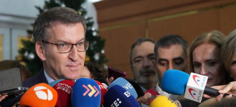 Feijóo: Pido a Sánchez que «nos deje votar»