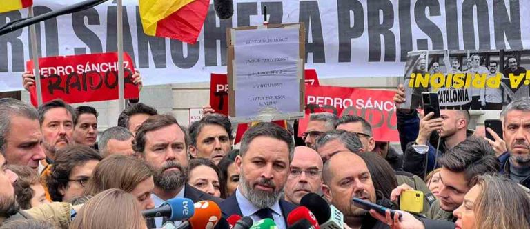 Querella de VOX contra Pedro Sánchez ante «honda preocupación» de españoles por delito de «conspiración para la rebelión»