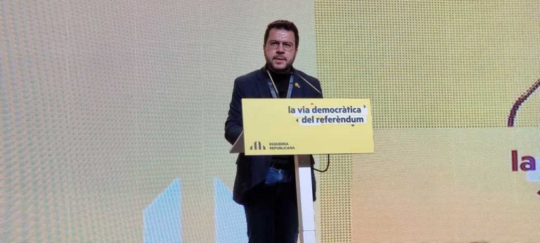 Aragonés: «ERC hará posible que la ciudadanía decida democrática y libremente sobre la independencia de Cataluña» en un Referéndum