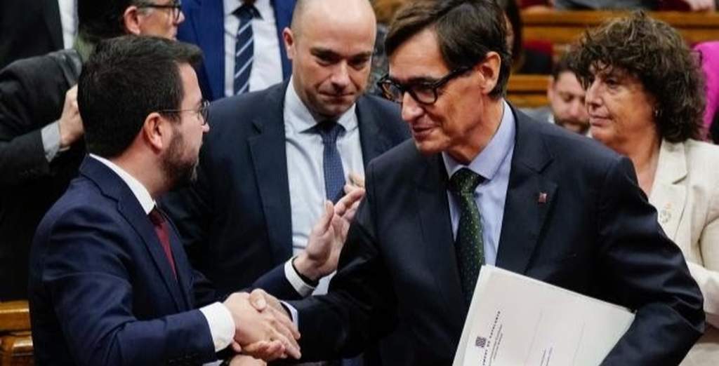 ERC y PSC-PSOE, Aragonés e Illa, Lasvocesdelpueblo