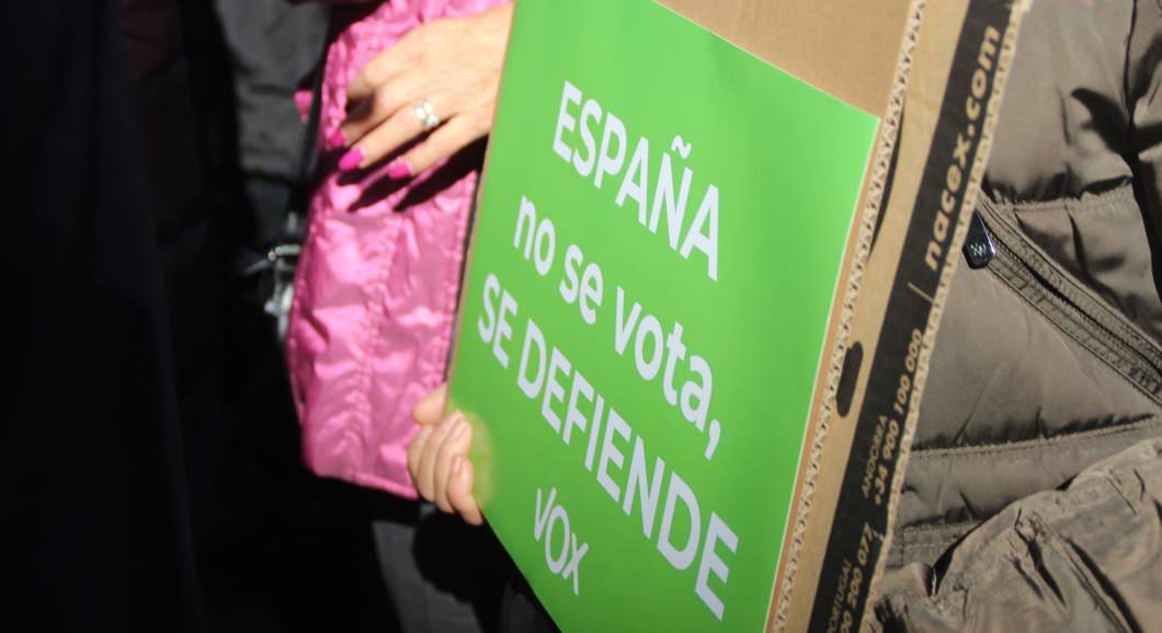 FOTOGRAFÍA. BARCELONA (ESPAÑA), 22.01.2023. Plataforma «Cataluña Suma por España» moviliza a miles de catalanes contra Pedro Sánchez. Ñ Pueblo (2)