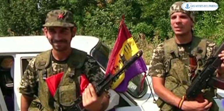 Ultraizquierda española junto a separatistas prorrusos combaten contra Ucrania en Donetsk