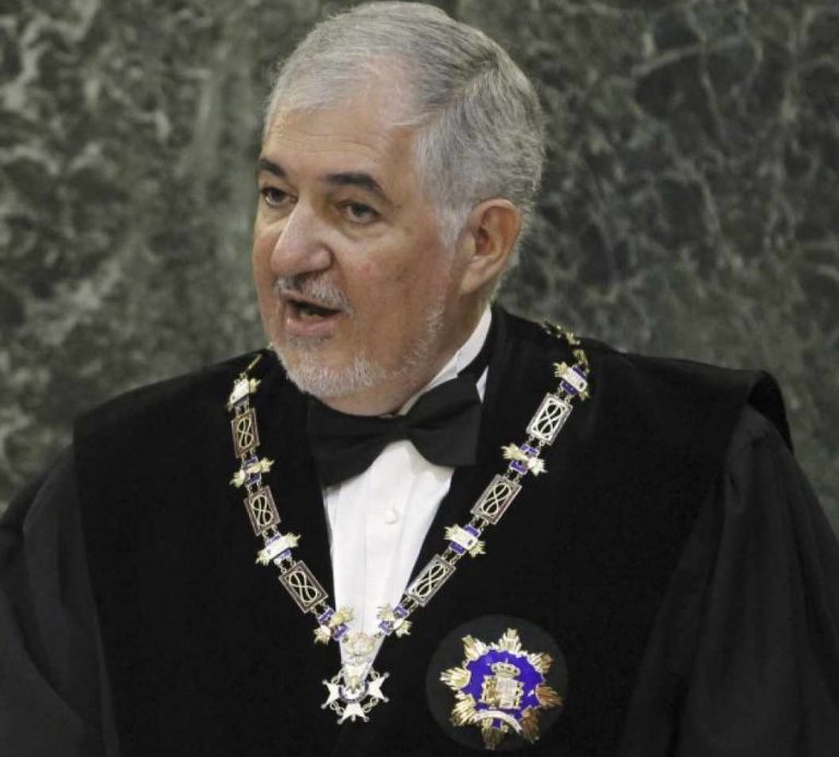 FOTOGRAFÍA. MADRID (ESPAÑA), 11.01.2023. TS archiva no investigará a Conde-Pumpido por amnistía criminal. El nuevo presidente del Tribunal Constitucional del Reino de España, el socialista Cándido Conde-Pumpido Tourón. Efe