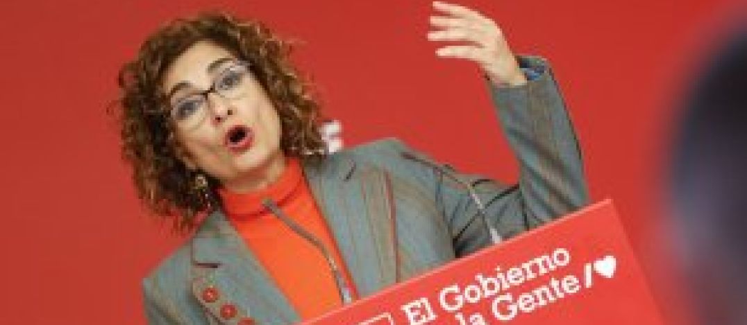 FOTOGRAFÍA. MADRID (ESPAÑA), 13.01.2023. La ministra y vicesecretaria general del PSOE, María Jesús Montero, este viernes en rueda de prensa. Efe