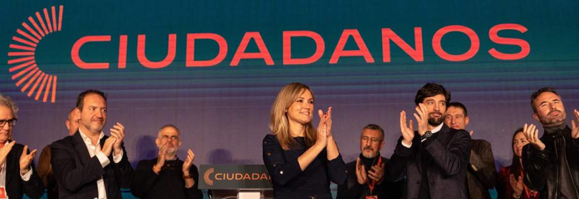 FOTOGRAFÍA. MADRID (ESPAÑA), 15.01.2023. La portavoz de Ciudadanos (Cs), Patricia Guaspo Barrero, clausura el la VI Asamblea General de la 'veleta naranja'. Ñ Pueblo (2)