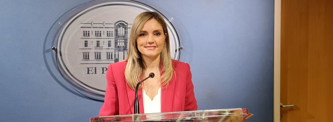 FOTOGRAFÍA. PALMA (ESPAÑA), 25.01.2023. La portavoz de Ciudadanos (Cs), Patricia Guasp Barrero. Lasvocesdelpueblo (Ñ Pueblo)