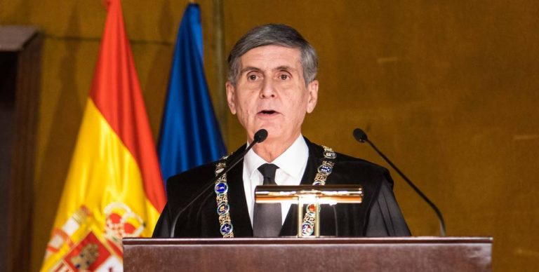 Solemne discurso de despedida del presidente del Tribunal Constitucional: «En España solo hay una soberanía […] que consagra la indisoluble unidad de la Nación»