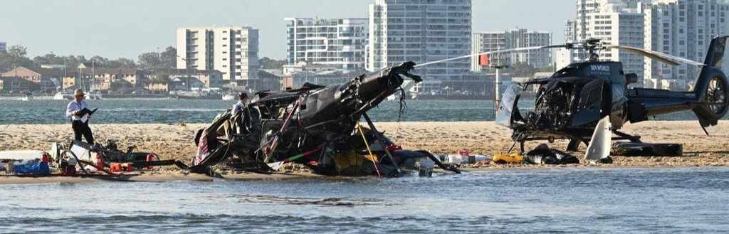 choque entre dos helicópteros en Australia, Ñ Pueblo