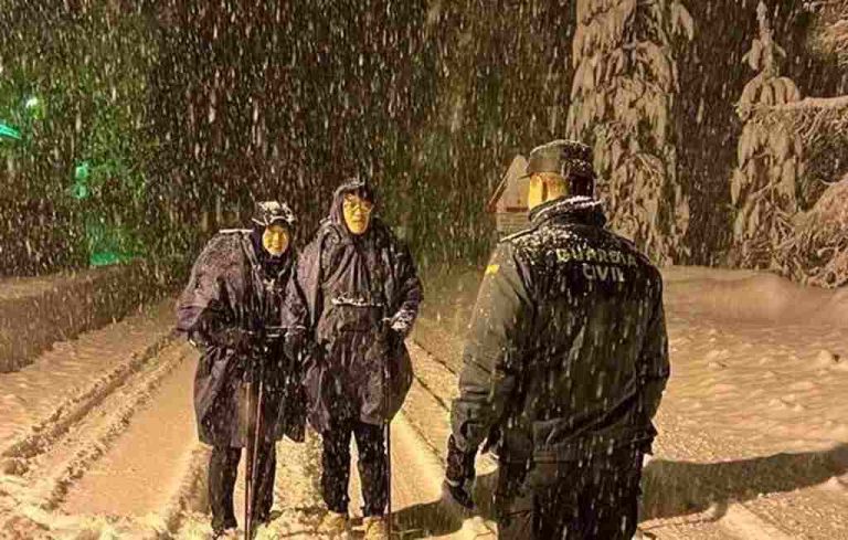 La Guardia Civil auxilia a más de 760 personas durante la borrasca