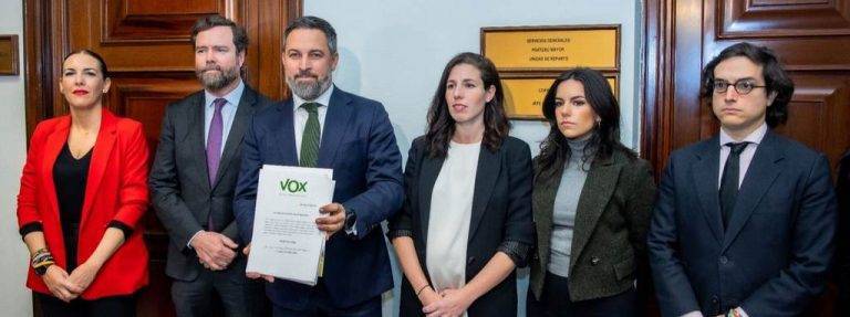 VOX registra su segunda moción de censura de la Legislatura con Tamames como candidato