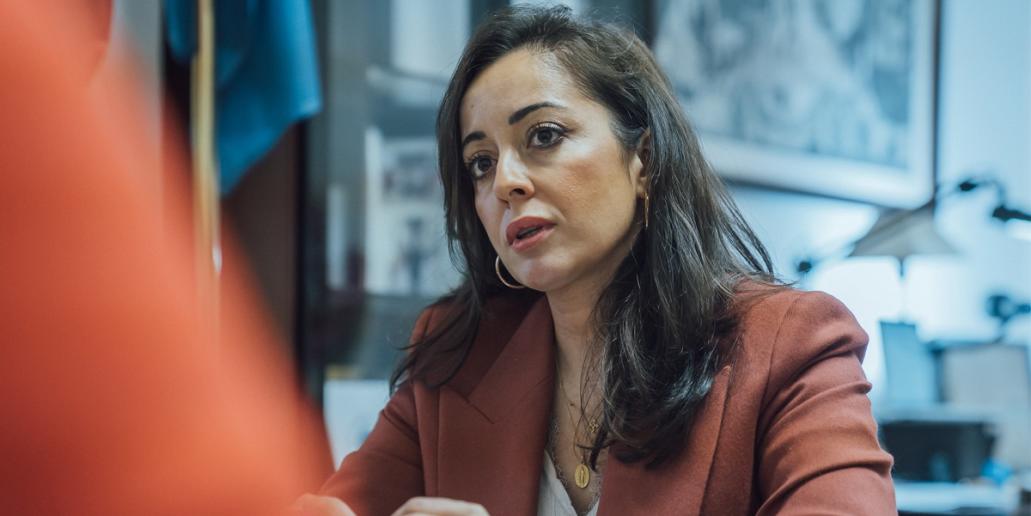 FOTOGRAFÍA. ANDALUCÍA (ESPAÑA), 10.02.2023. La diputada del Grupo Parlamentario VOX por Almería al Parlamento de Andalucía, Mercedes Rodríguez Tamayo, éste viernes. Lasvocesdelpueblo (Ñ Pueblo)