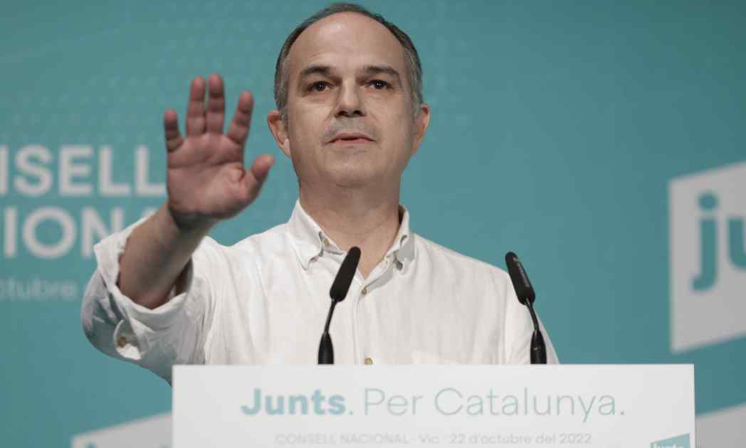 FOTOGRAFÍA. BARCELONA (ESPAÑA), 22.10.2022. El secretario general de JxCAT y golpista indultado del Procés, Jordi Turull Negre. Efe