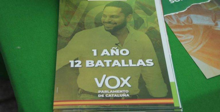 VOX se arma para combatir la futura Ley de Memoria Democrática del régimen separatista en Cataluña